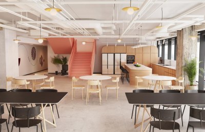 现代公司休息区3D模型下载